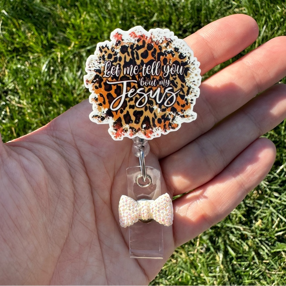 Bible Verse Christian Quote Nurse Retractable Badge Holder Christmas Gift